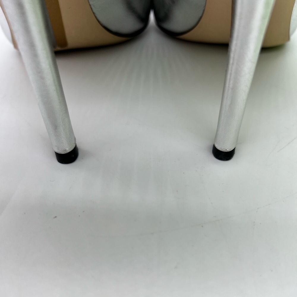 Sam Edelman Silver Pointed Toe Pumps - Picture 12 of 15